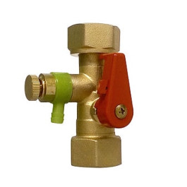 Кран запорный со сливом для подключения расширительного бака Reflex 3/4" 7613000