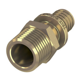 Соединение прямое с НР резьбой TECEflex 25х3/4" мм латунь