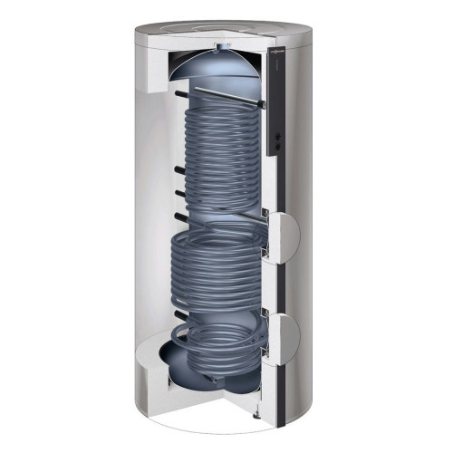 Бойлер косвенного нагрева с двумя теплообменниками Viessmann Vitocell 100-B CVB 500 литров бивалентный