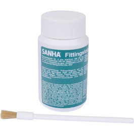 Флюс для мягкой пайки Sanha  с доб.припоя Нр.3, 250 г, для медных труб под пайку арт. 84943