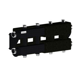 Коллектор модульный Gidruss MK-100-4DU.EPP до 100 кВт 1 1/4" 5 контуров EPP термоизоляция