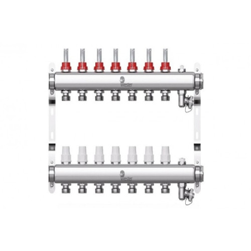 Коллектор с расходомерами Wester W902 1"x3/4" 7 контуров
