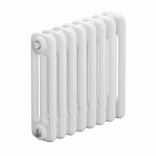 Трубчатый радиатор Rifar Tubog 3037 8 секций цвет белый боковое подключение