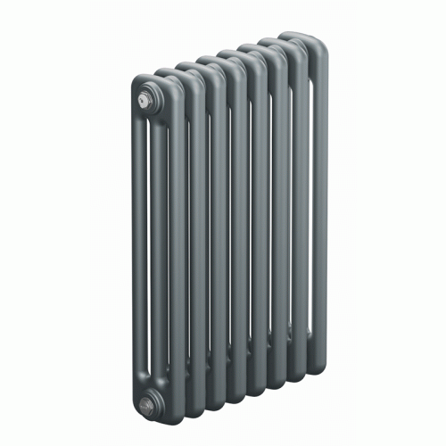 Трубчатый радиатор Rifar Tubog 3057 8 секций цвет титан нижнее подключение