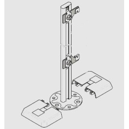Кронштейн напольный для радиаторов Buderus KHC450 BH 300-400/120, тип 10/11 (1 шт)