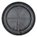 Крышка люк для колодца 315 мм полимерпесчаная (черная)