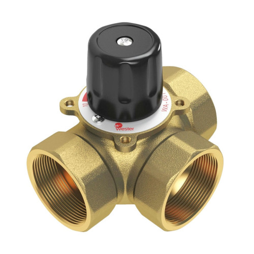 Клапан трехходовой поворотный 3-ход. Wester FMV 131E DN20 ВР 3/4"  Kvs 6,3