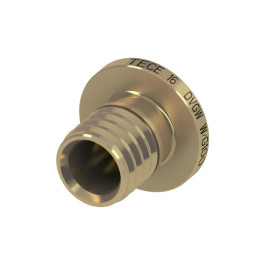 Заглушка TECEflex 16 мм латунь