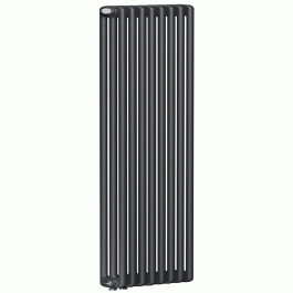 Трубчатый радиатор Rifar Tubog 3180 8 секций цвет титан нижнее подключение