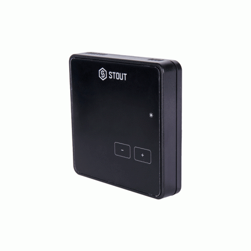 Проводной комнатный регулятор Stout R-9Z чёрный