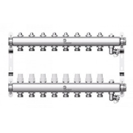 Коллектор с регулирующими вентилями Wester W903 1"x3/4" 8 контуров