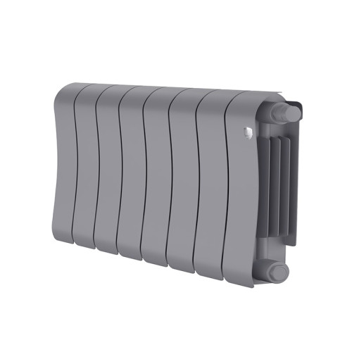 Биметаллический радиатор Royal Thermo Infinity 300 VR80 Silver Satin (8 секций)