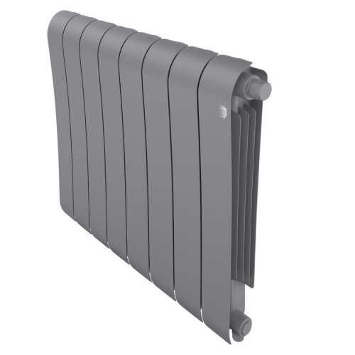 Биметаллический радиатор Royal Thermo Infinity 500 VR80 Silver Satin (8 секций)