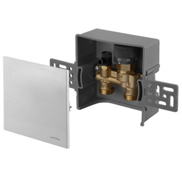 Терморегулятор Unibox E RTL, глухая крышка, белый пластик 1022731