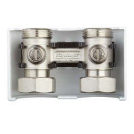 Панель декоративная для прямых узлов нижнего подключения белая F10093