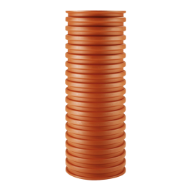 Дренажный колодец двухслойный Политэк 368/315 SN8 длинна 1 метр