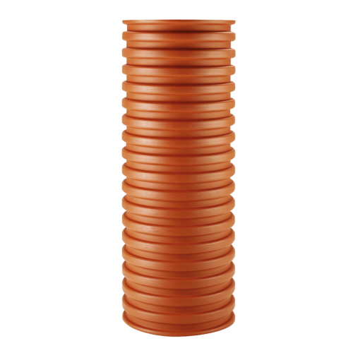 Дренажный колодец двухслойный Политэк 368/315 SN8 длинна 1 метр