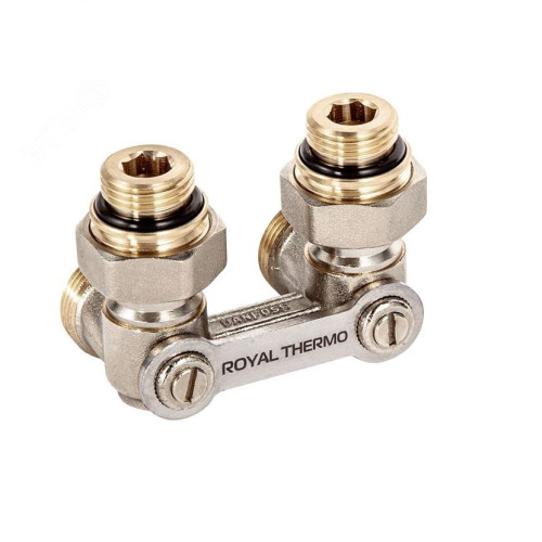 Узел нижнего подключения угловой ROYAL THERMO 1/2"х3/4"EK
