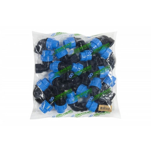 Угол с внутренней резьбой Джилекс Ø25х1 для ПНД