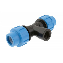 Тройник с внутренней резьбой Джилекс 20х1/2 для труб ПНД