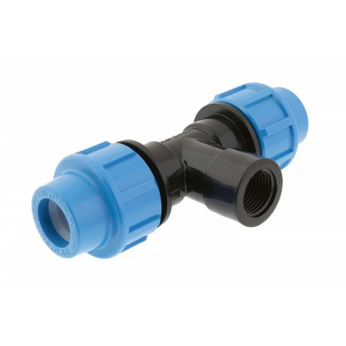 Тройник с внутренней резьбой Джилекс 20х1/2 для труб ПНД