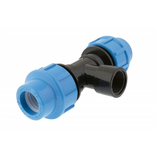 Тройник с внутренней резьбой Джилекс 25х3/4 для труб ПНД