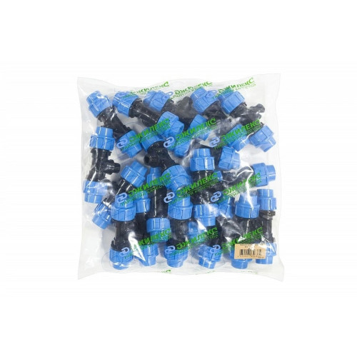 Тройник с наружней резьбой Джилекс 20х1/2" для труб ПНД