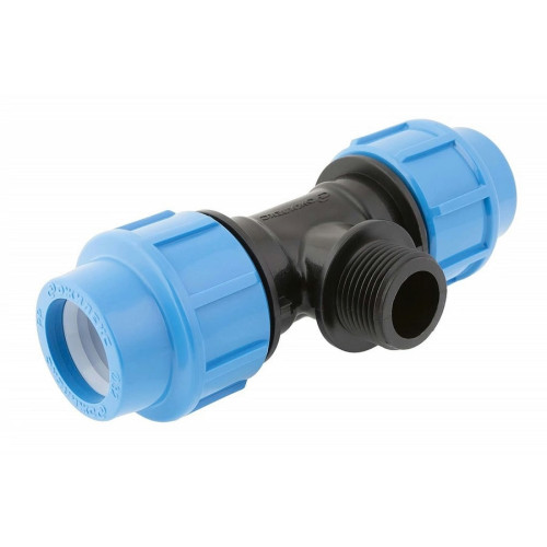 Тройник с наружней резьбой Джилекс 32х1" для труб ПНД