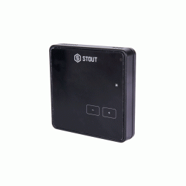 Проводной комнатный регулятор Stout R-10Z чёрный