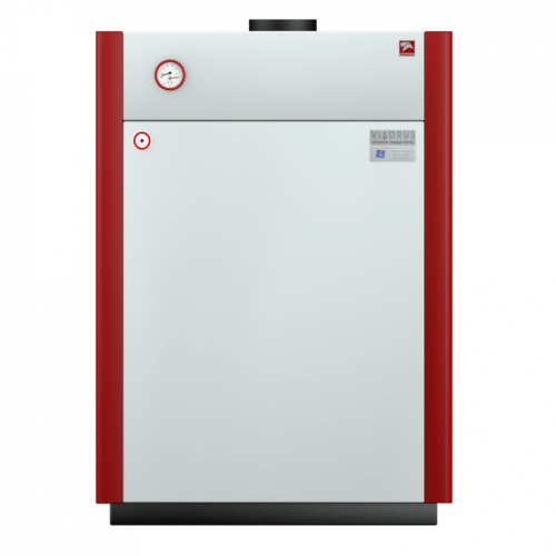 Напольный газовый чугунный котёл Лемакс Лидер 35