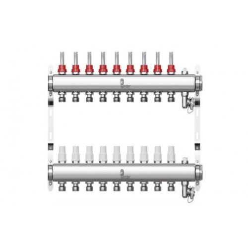 Коллектор с расходомерами Wester W902 1"x3/4" 9 контуров