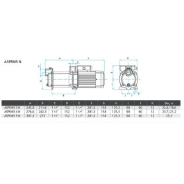 Поверхностный насос ESPA Aspri 45 3N