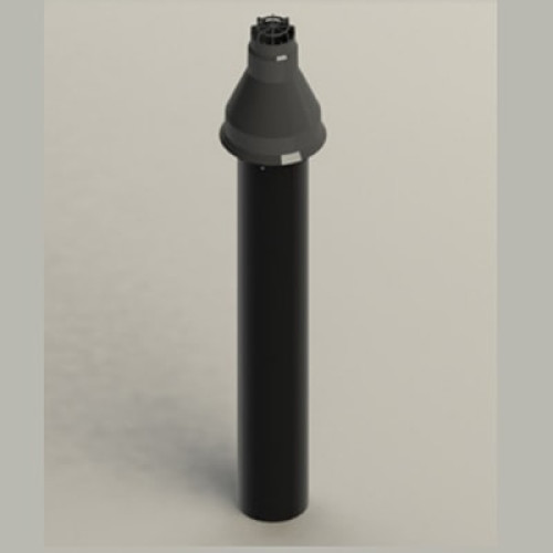 Коаксиальный вертикальный конец трубы (терминал) Groppalli для конденсационных котлов 100/150