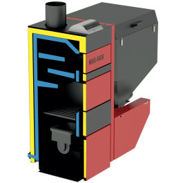Котел пеллетный Metal-Fach Smart Auto Bio 15 кВт с интернет модулем и факельной горелкой