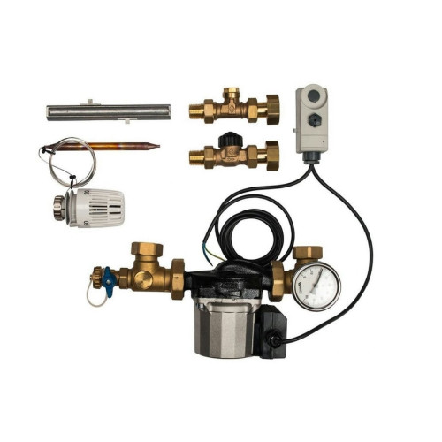 Насосно-смесительный узел для теплых полов Watts FWR 25 для коллектора арт. 10004260