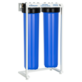 Двойная система магистральных фильтров АБФ-220ББ-БК на Столе (без картриджей)