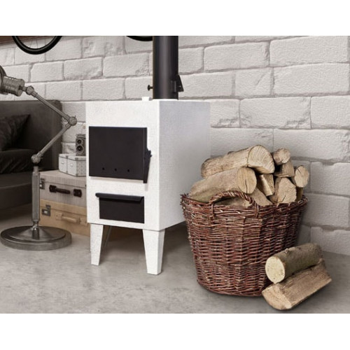 Твердотопливный котел с варочной плитой СИБИРЬ КВО 8 ТПЭ (подкл. слева/справа)