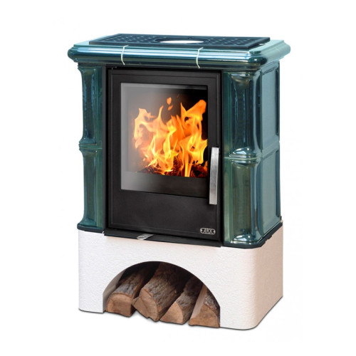 Печь-камин ABX Bavaria LI белый цоколь ахорн