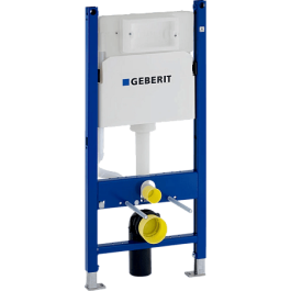 Инсталляция для унитаза Geberit Duofix Delta (458.163.21.1) 3 в одном прямоугольная кнопка