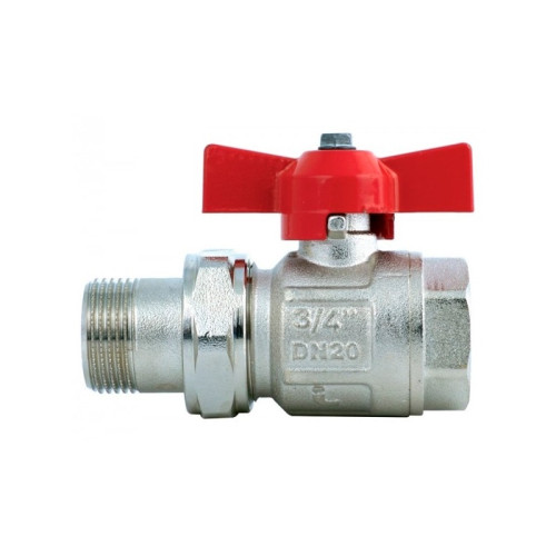 Кран шаровый с американкой Itap Ideal 098 1"1/4 ручка-бабочка (арт. 26753)