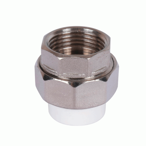 Муфта полипропиленовая разъемная Политэк с ВР резьбой 32х1"