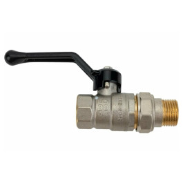 Кран шаровой LD с американкой резьба 3/4" ручка-рычаг