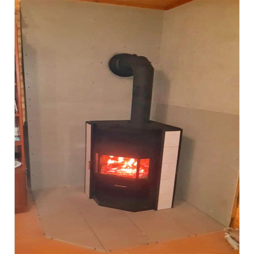 Печь-камин Мета Амур 9 кВт без плиты