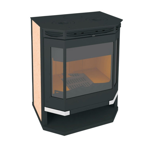 Печь-камин Мета Ангара 12 с плитой