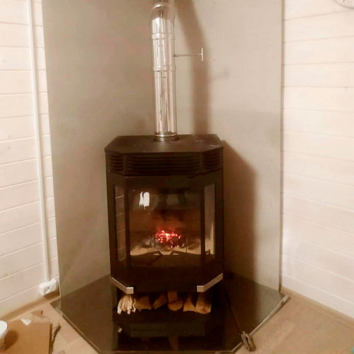 Печь-камин Мета Ангара 12 Аква без плиты