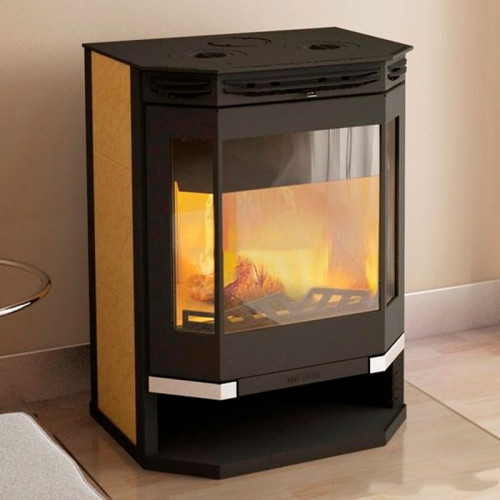 Печь-камин Мета Ангара 12 с плитой