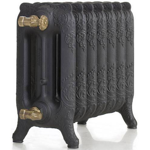 Чугунный радиатор Guratec Apollo 350 Mattschwarz (8 секций)