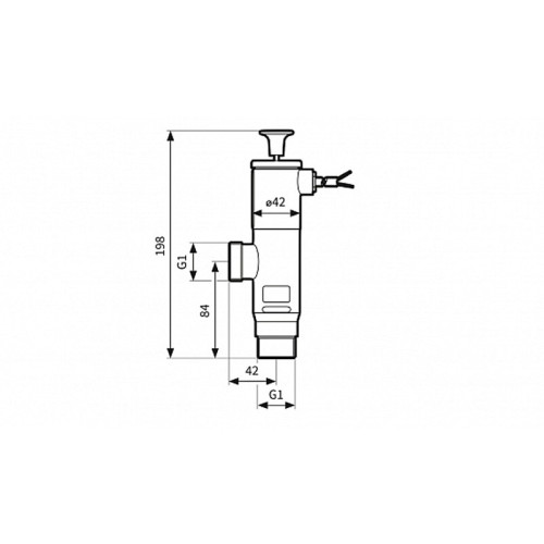 Датчик уровня воды в котле электронный Afriso WMS-2-1 (арт.42353)
