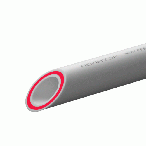 Труба полипропиленовая армированная Политэк 63х8.6 мм PN20 SDR7.4 4 метра