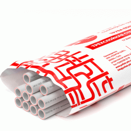 Труба полипропиленовая армированная Политэк 110х15.1 мм PN20 SDR7.4 4 метра